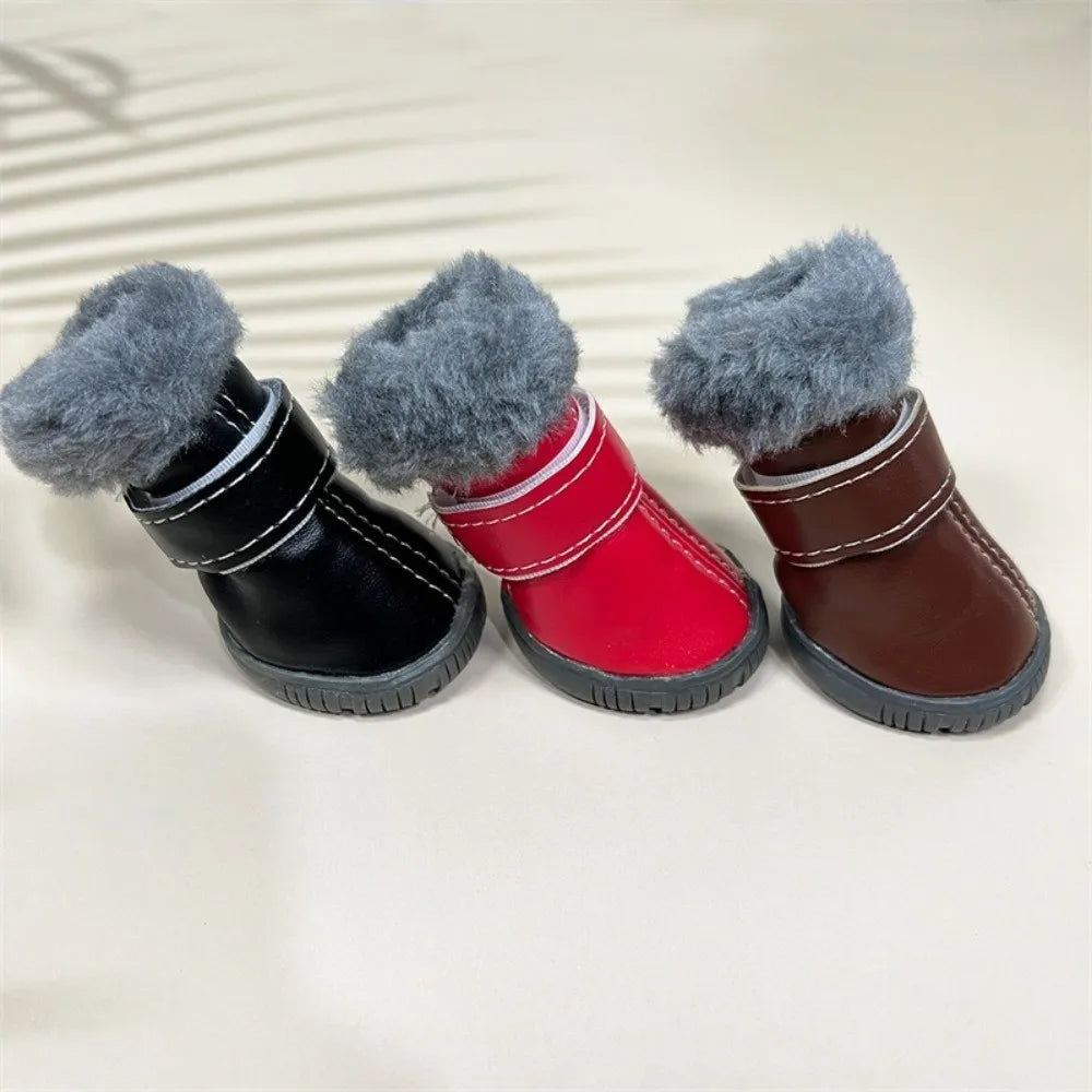 Bottes d hiver pour chien impermeables et antiderapantes dans la neige par Famille Active