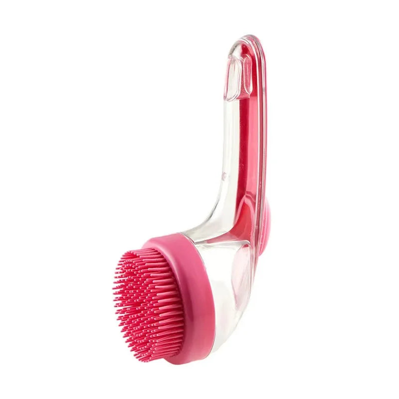 Brosse de bain pour chien et chat en silicone avec mousse de shampoing par Famille Active
