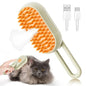 Brosse vapeur pour chat et chien libérant une brume douce pour le toilettage par Famille Active